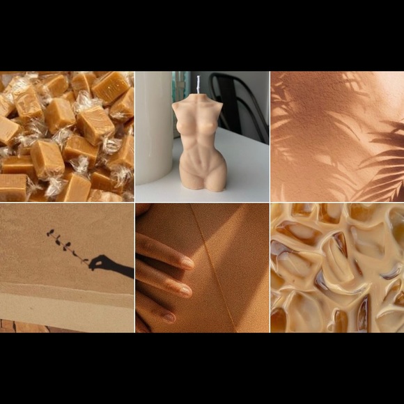 Caramel Natural Soy Wax BodyCandle - Picture 2 of 2